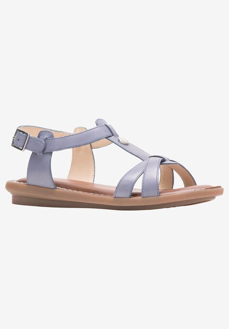Olive T Strap Sandal By Hush Puppies Plus Size Casual Sandals
