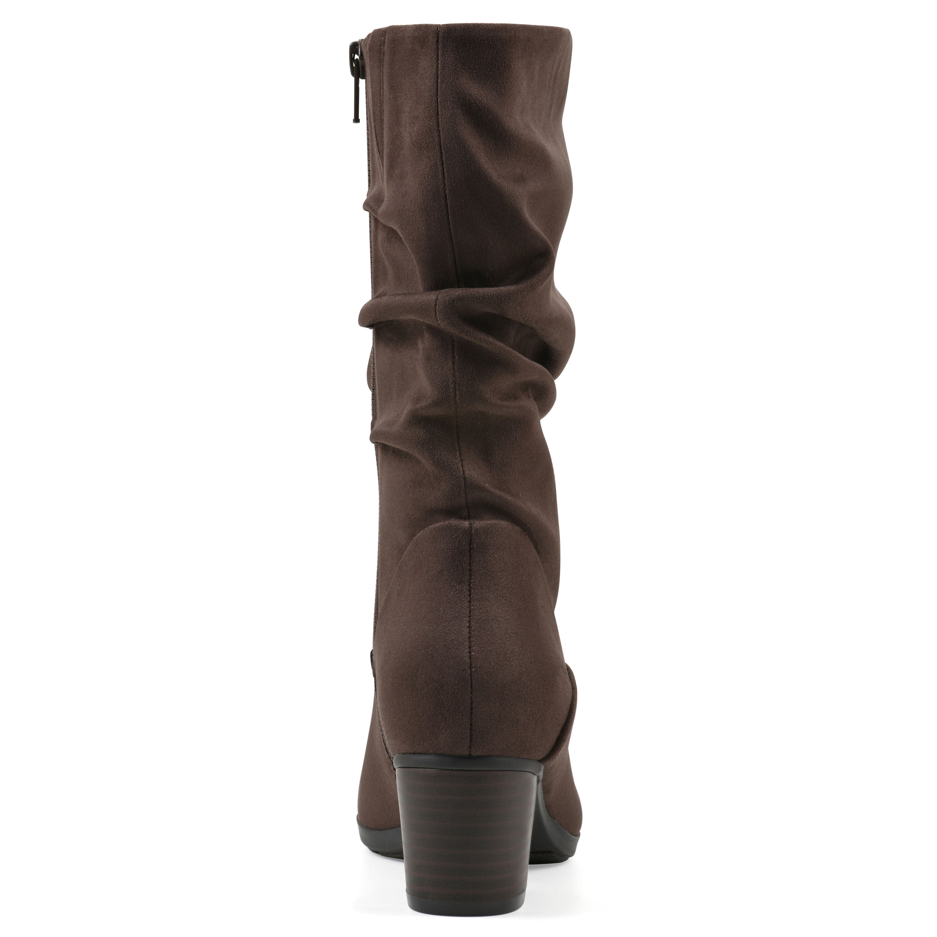 Angelie Mid Shaft Boot, DARK BROWN, on-hover image number 1