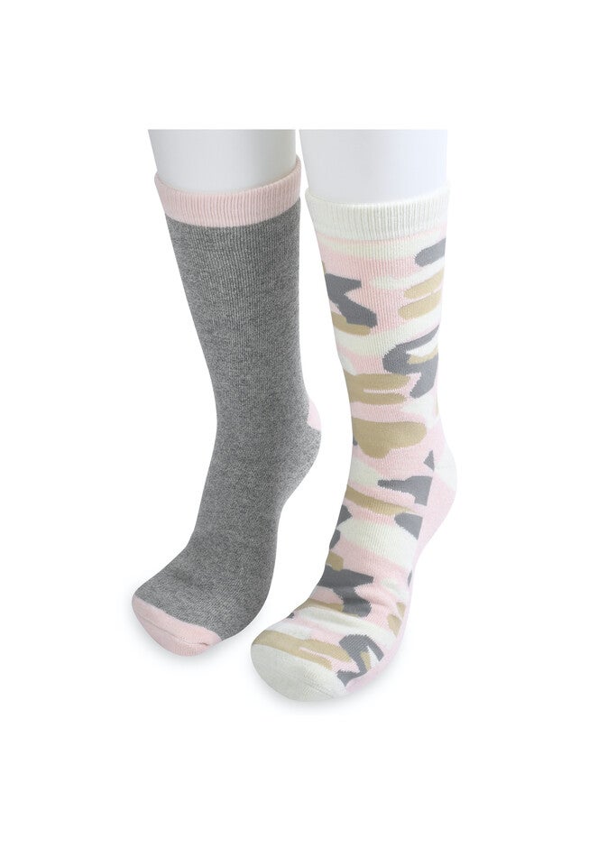 2 Pack Super Soft Midweight Cushioned Thermal Socks, , alternate image number 4