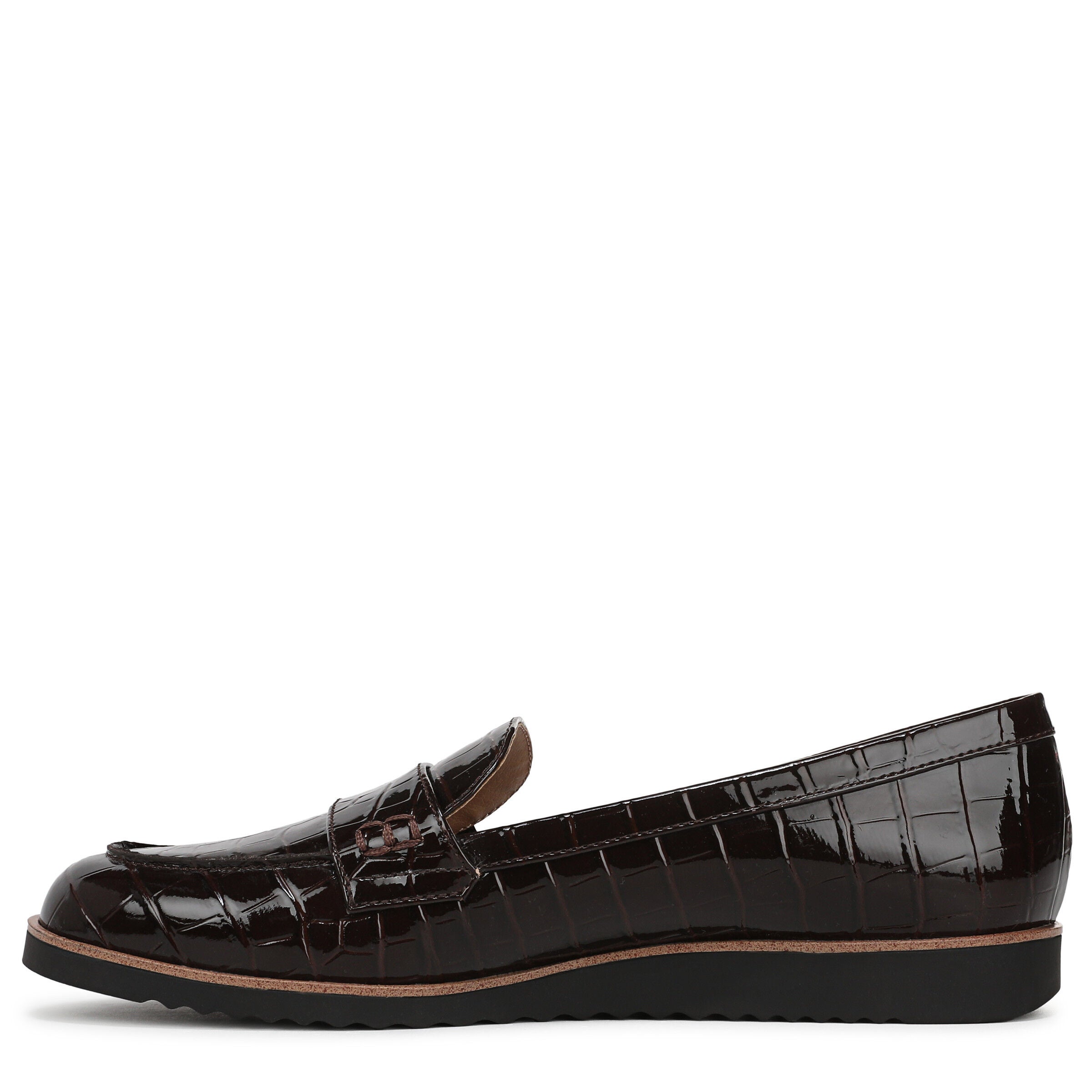 Zee Flat Loafer, DARK CHOCOLATE CROC, alternate image number 5