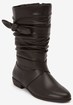 Extra Wide Brown Ankle Boots