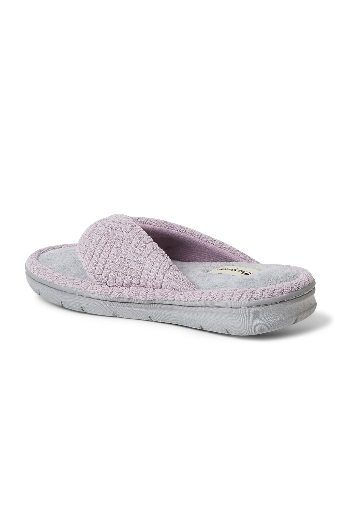 Addison Textured Terry Thong Slippers, , on-hover image number 1