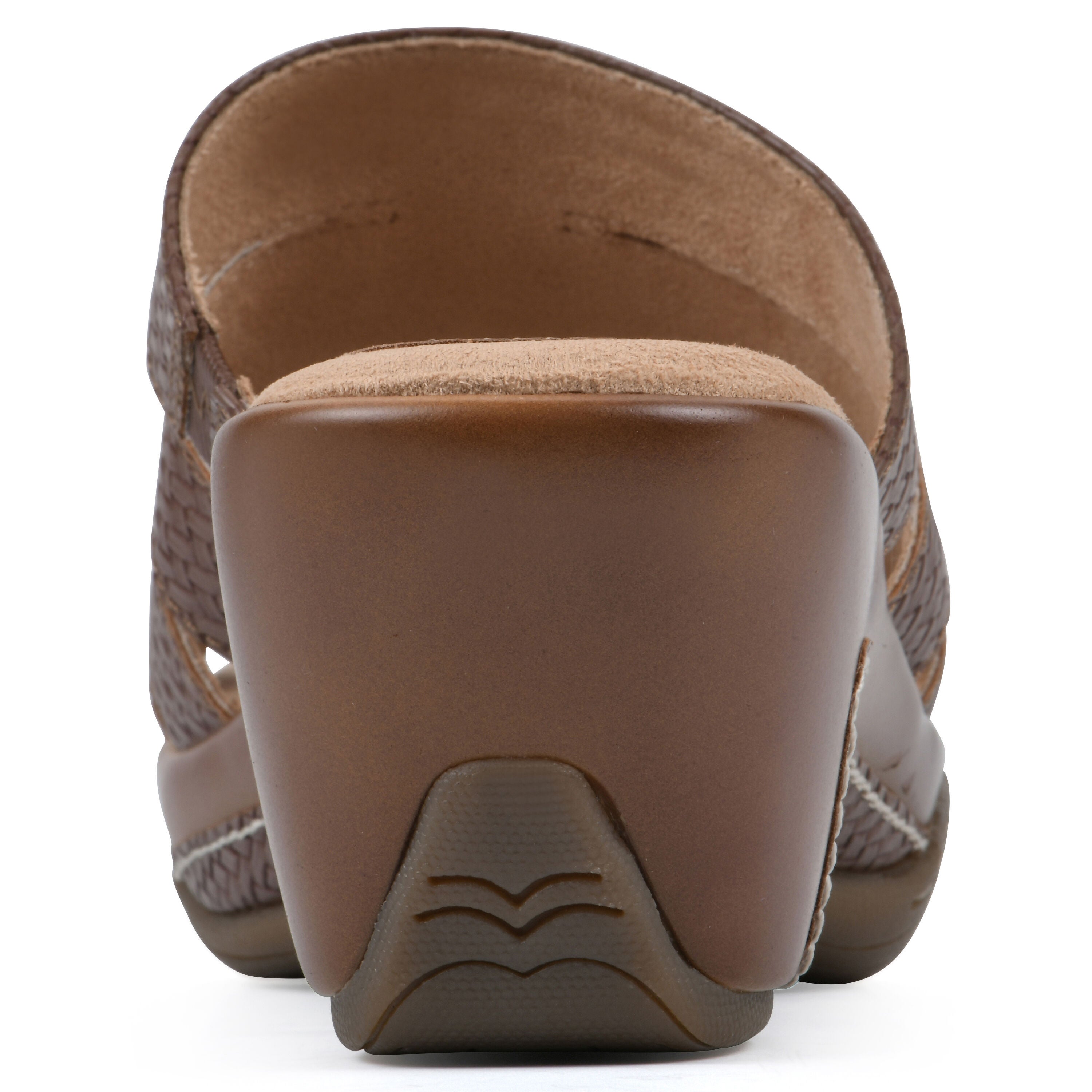 Valora Slip On Clog, BROWN WOVEN, on-hover image number 1