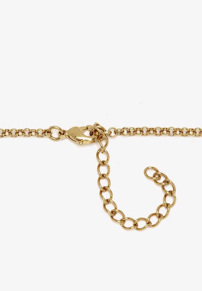 Gold-Plated Filigree Butterfly Two-Tone 9’ Ankle Bracelet 9 inches Plus Extender, , on-hover image number 1