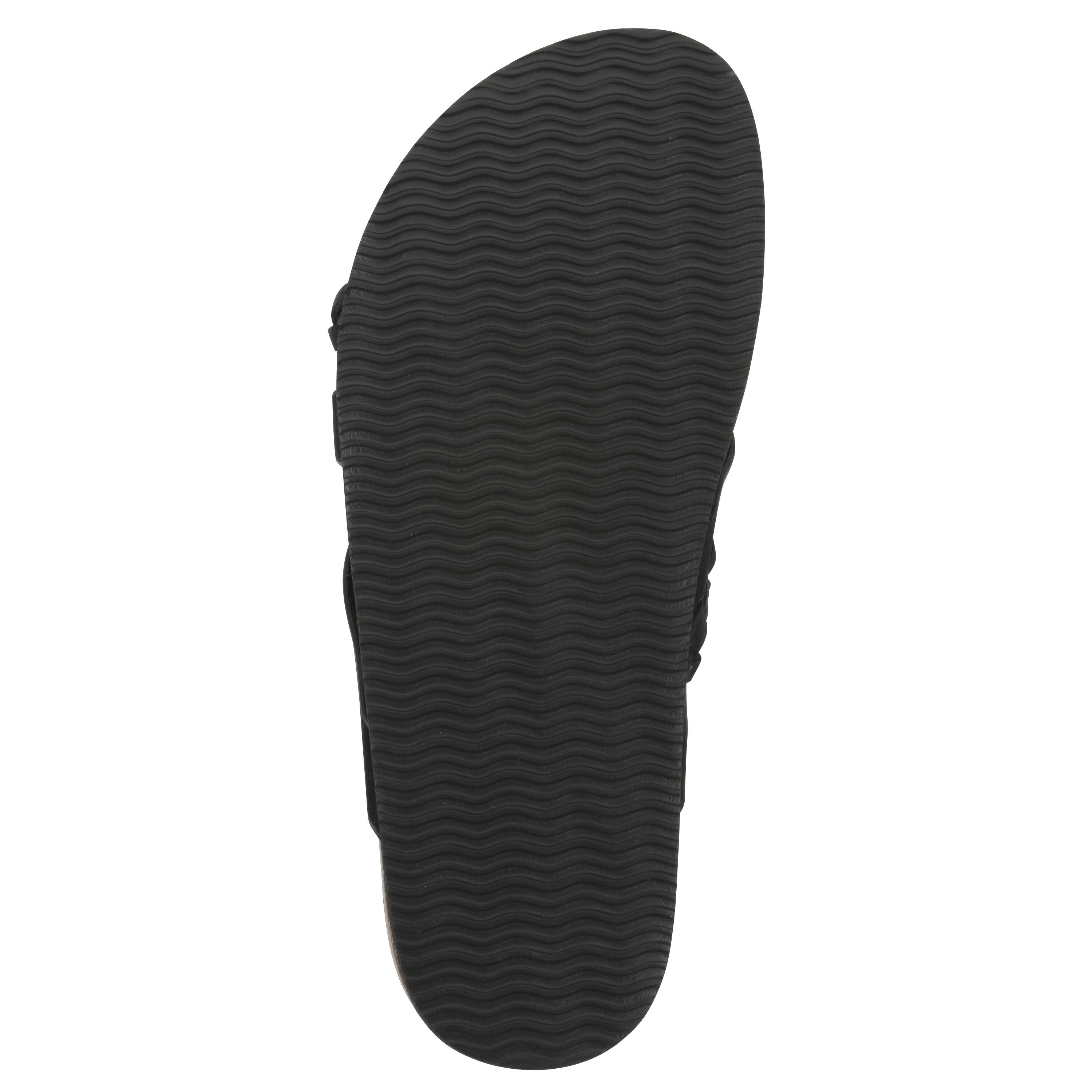 Halogen Footbeds Sandal, BLACK NUBUCK, alternate image number 5