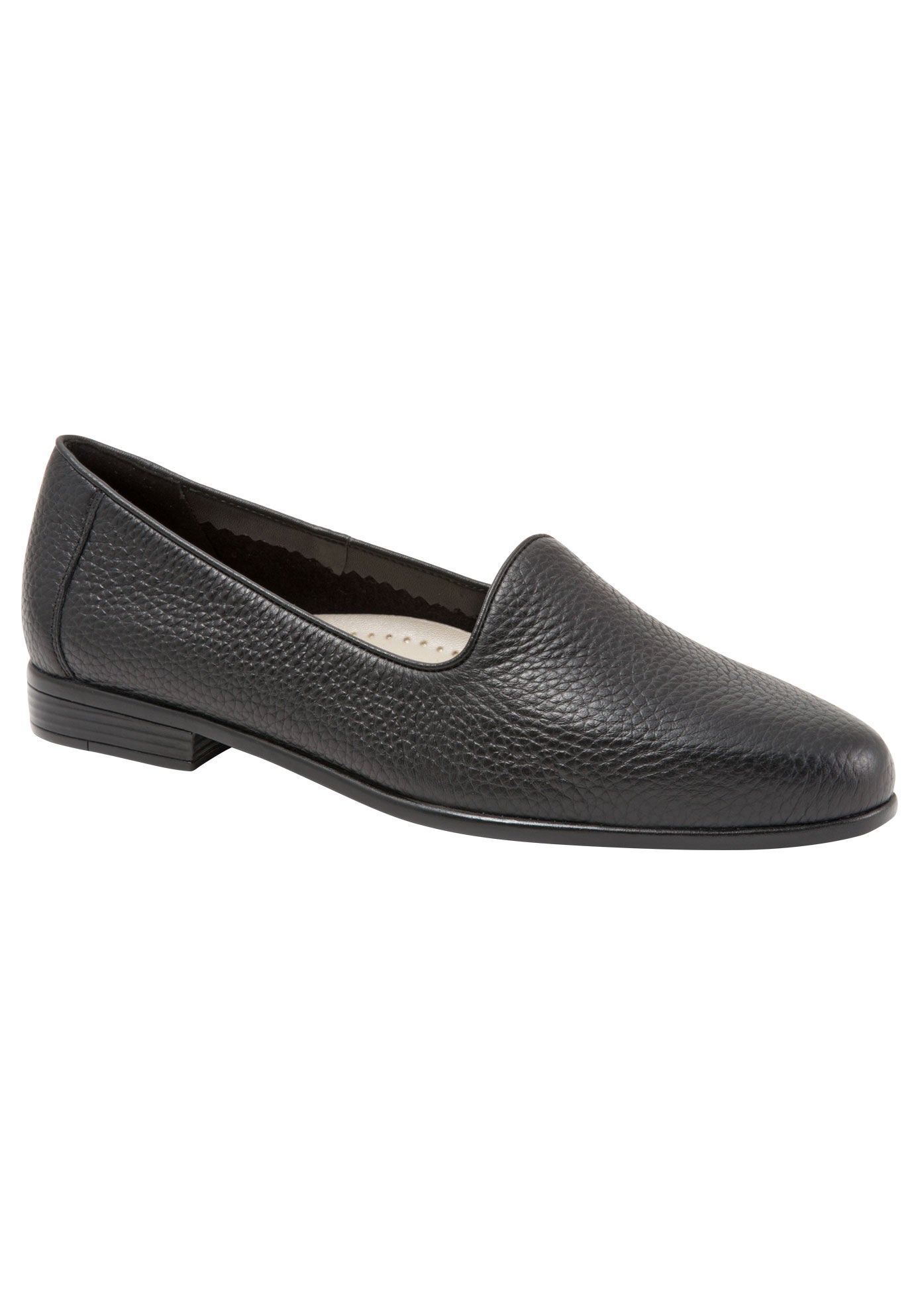 Liz Tumbled Flats by Trotters®, BLACK, hi-res image number 0