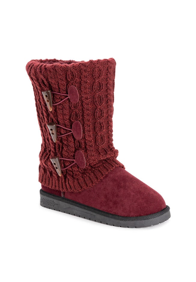 Cheryl Bootie, BURGUNDY, hi-res image number 0