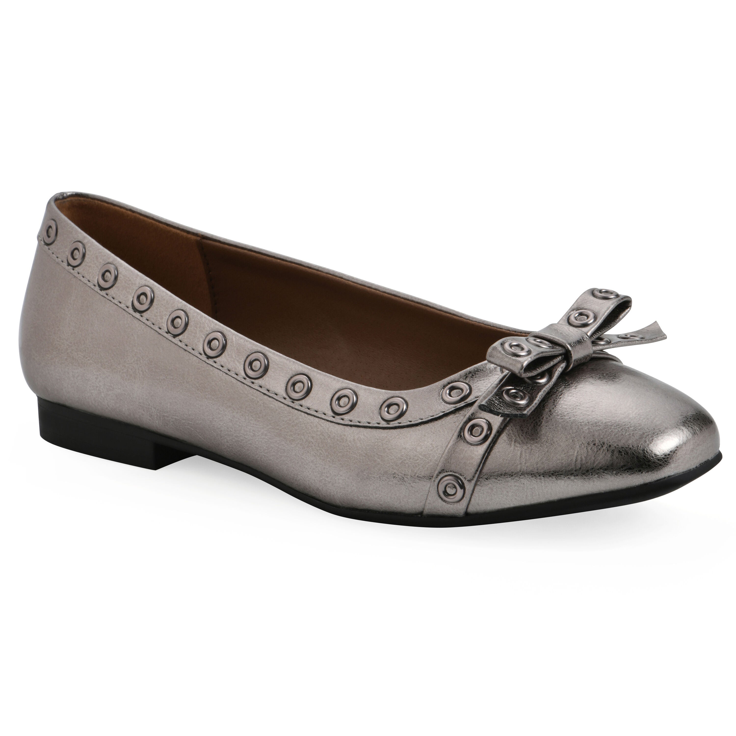 Bodhi Ballet Flat, PEWTER METALLIC, hi-res image number 0