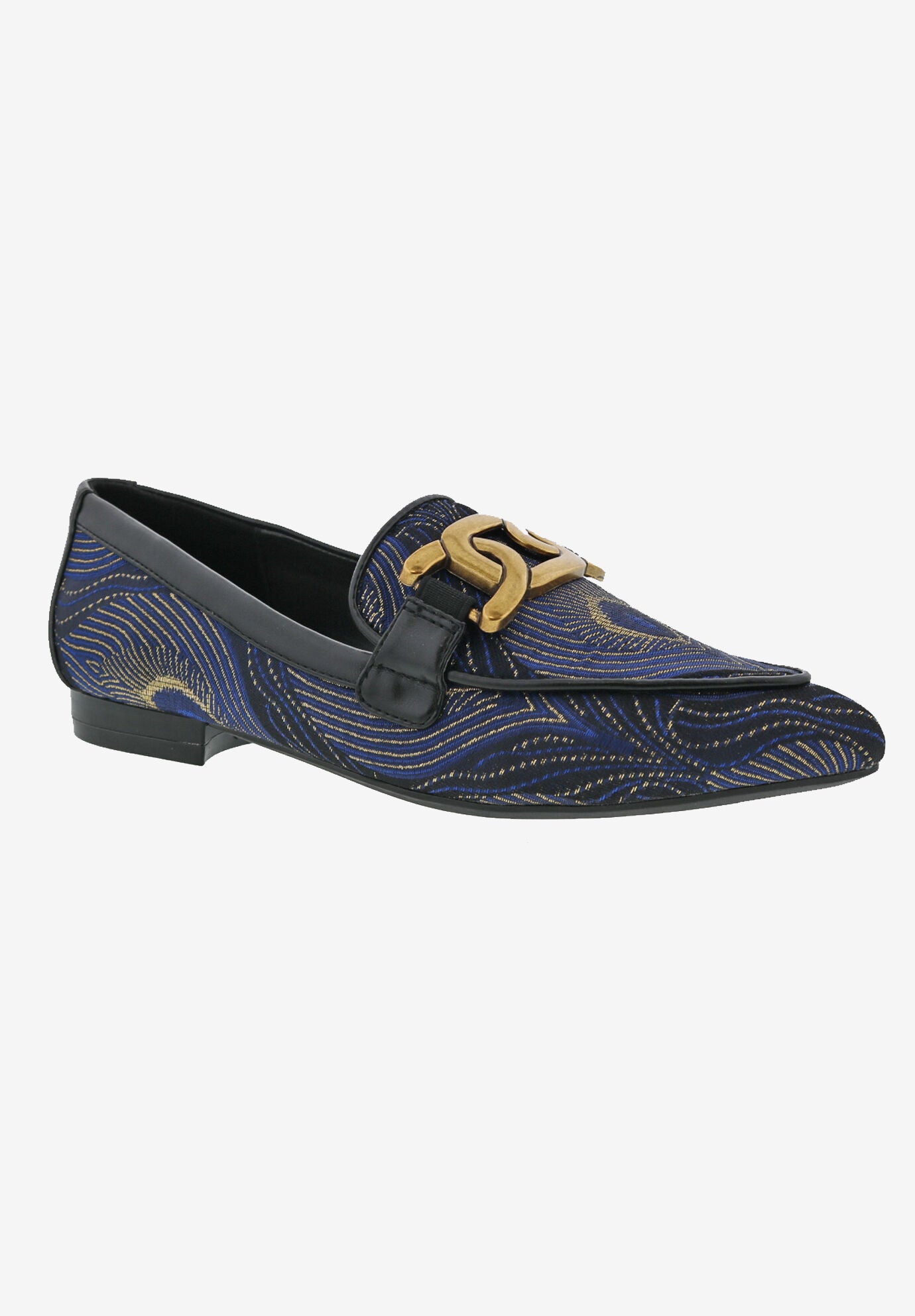 Felix Casual Flat, NAVY GOLD COMBO, hi-res image number 0