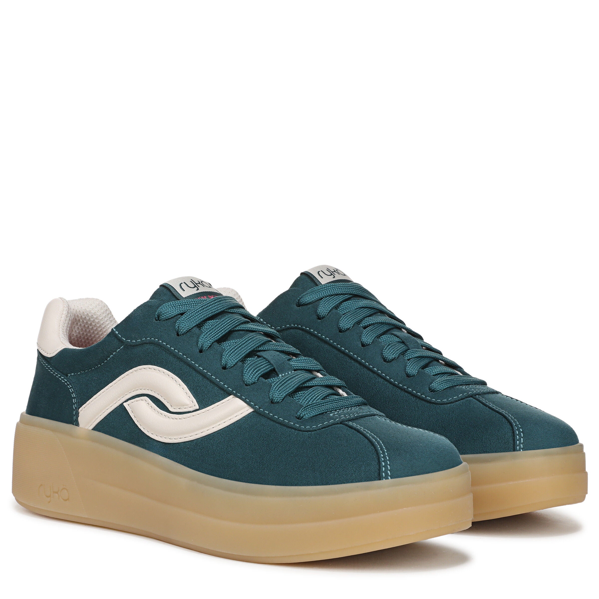 Viv Max Lace Up Sneaker, DARK SEA GREEN, alternate image number 2