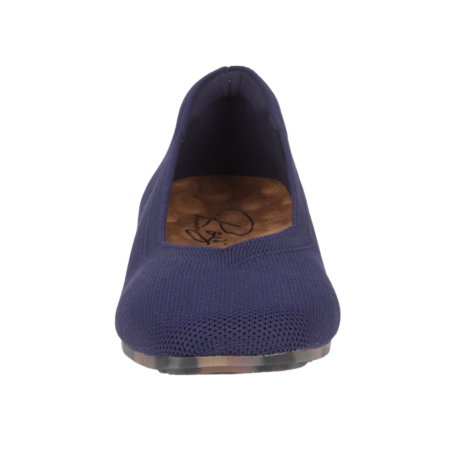 Niki Stretch Knit Flat, NAVY, alternate image number 3