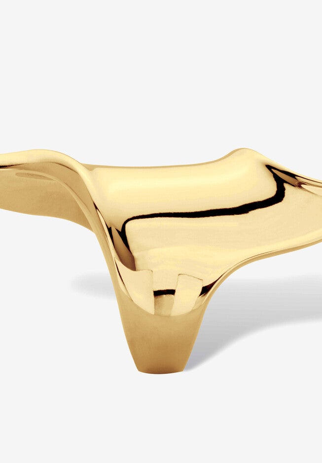 Gold-Plated Free-Form Ring, , on-hover image number 1