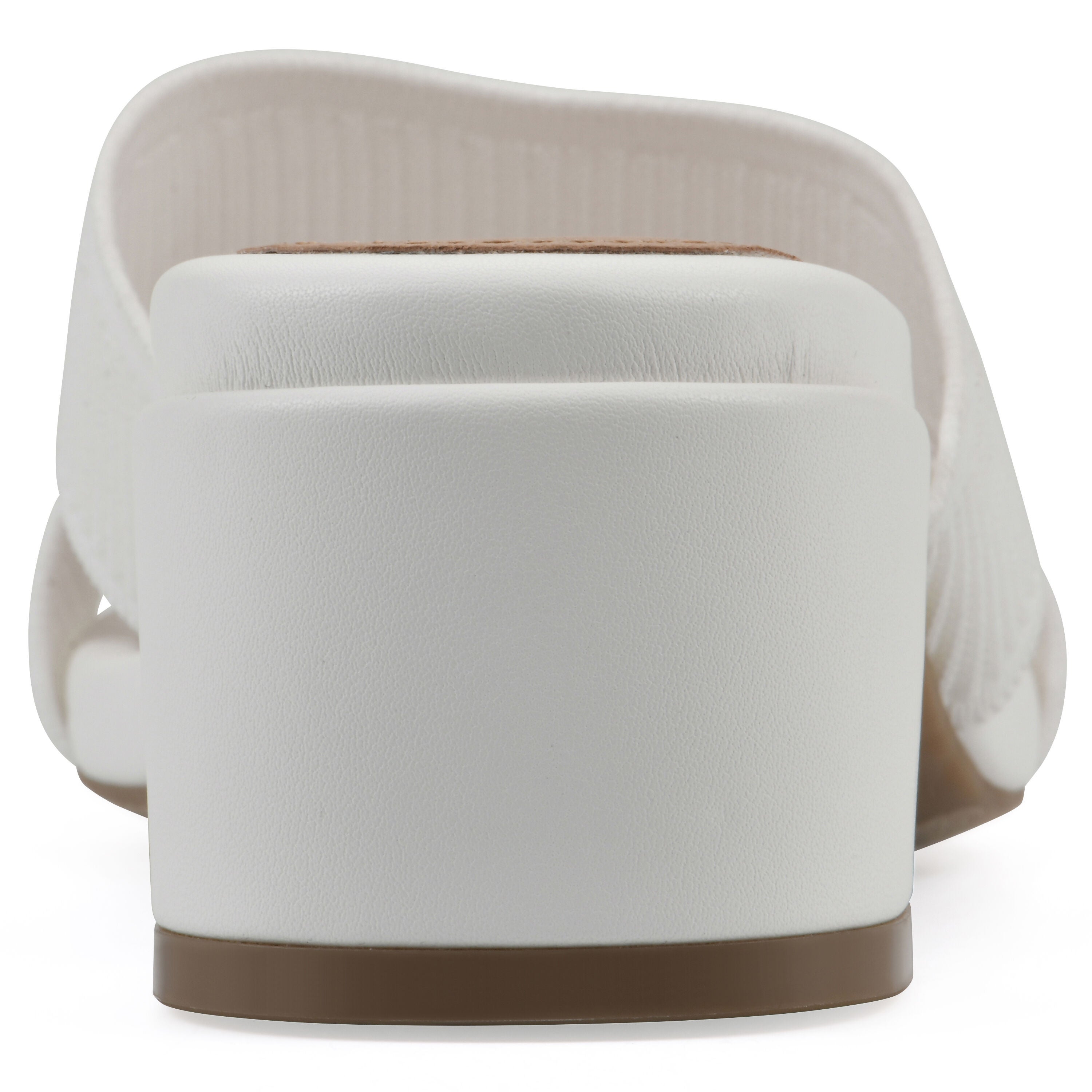 Milled Heeled Sandal, WHITE FABRIC, on-hover image number 1