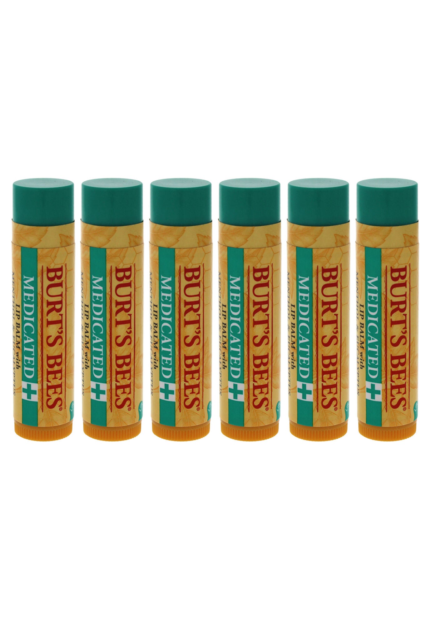 Medicated Moisturizing Lip Balm - Pack Of 6 -0.15 Oz Lip Balm, O, hi-res image number 0