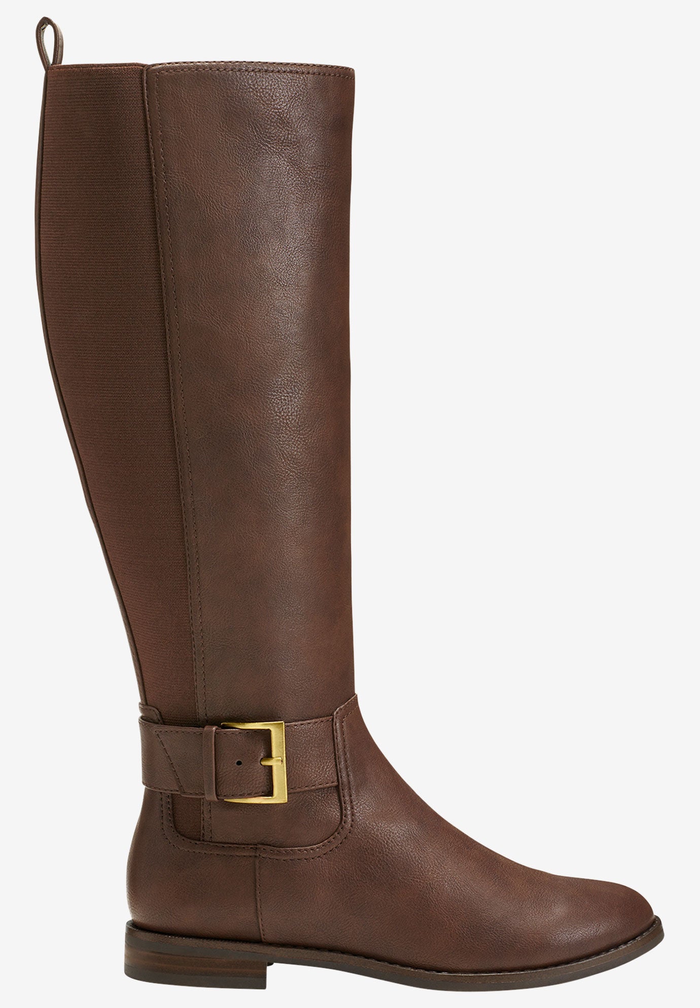 Equestrian Style Risk Taker Riding Boot Brown Woman Within