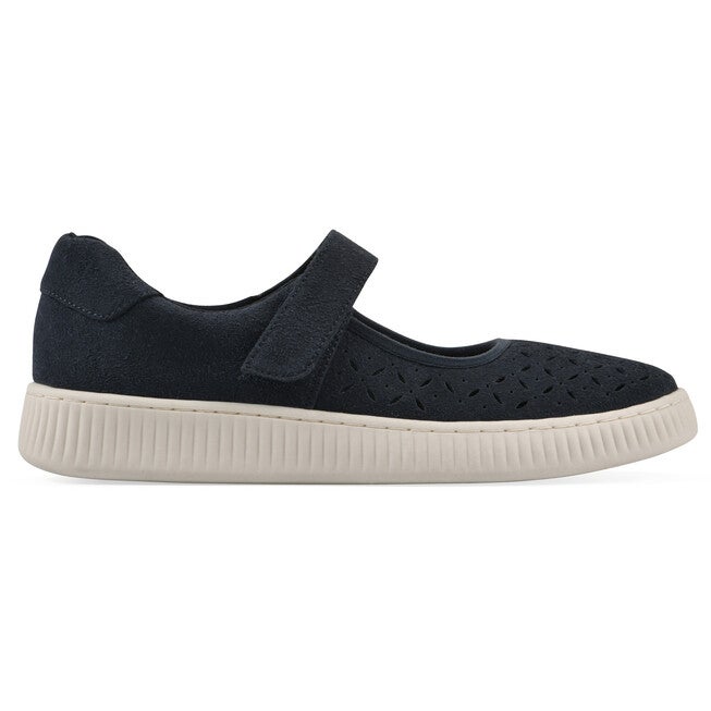 Doubles Mary Jane, NAVY SUEDED SMOOTH, alternate image number null