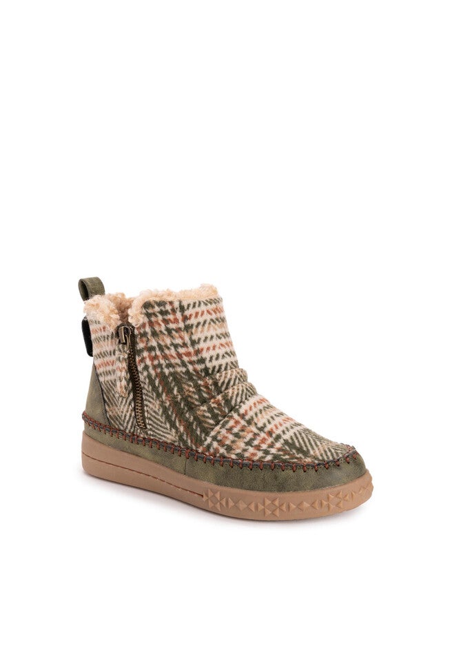 Street Richmond Bootie, OLIVE PLAID, hi-res image number null