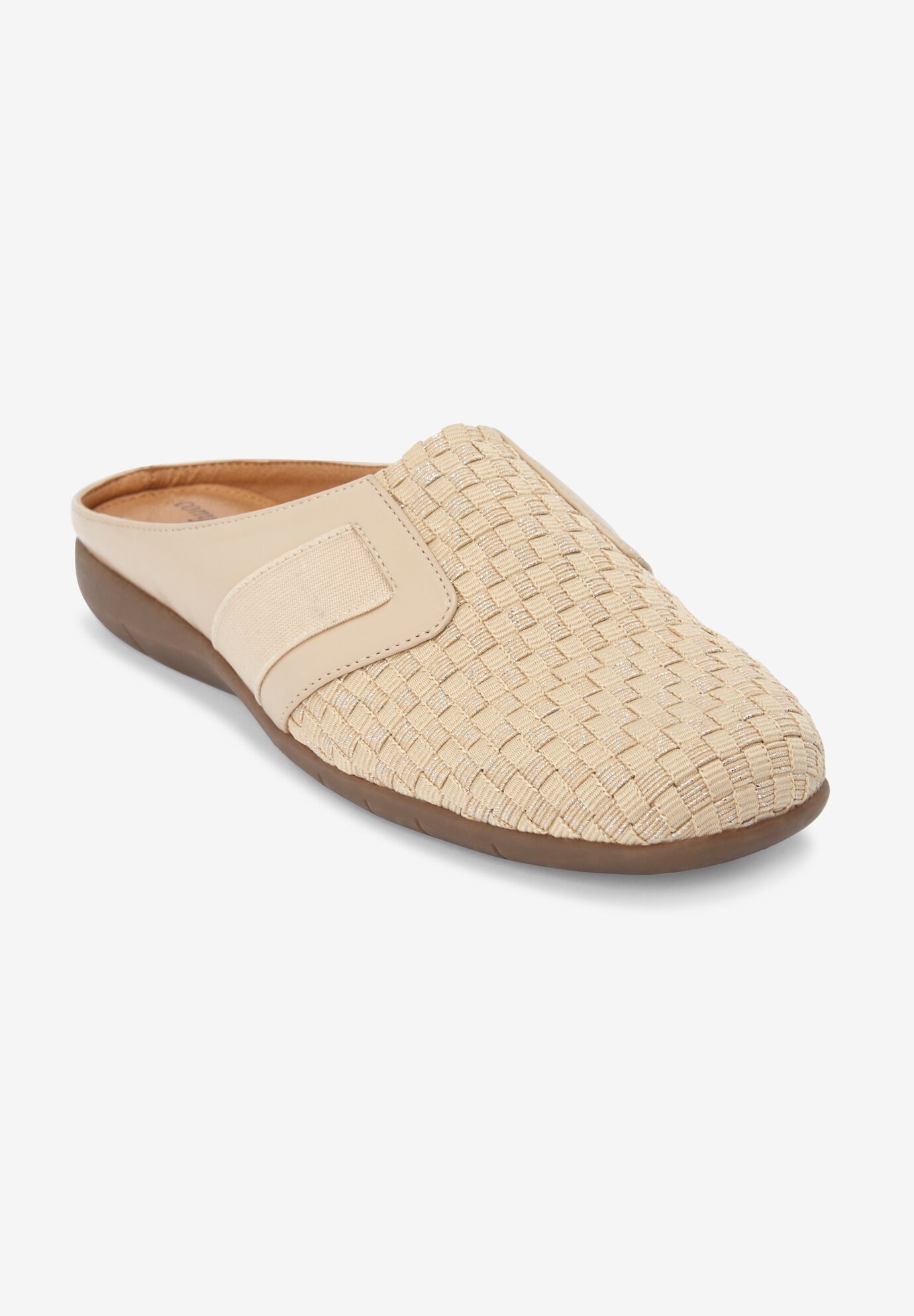 women's wide width mules and clogs