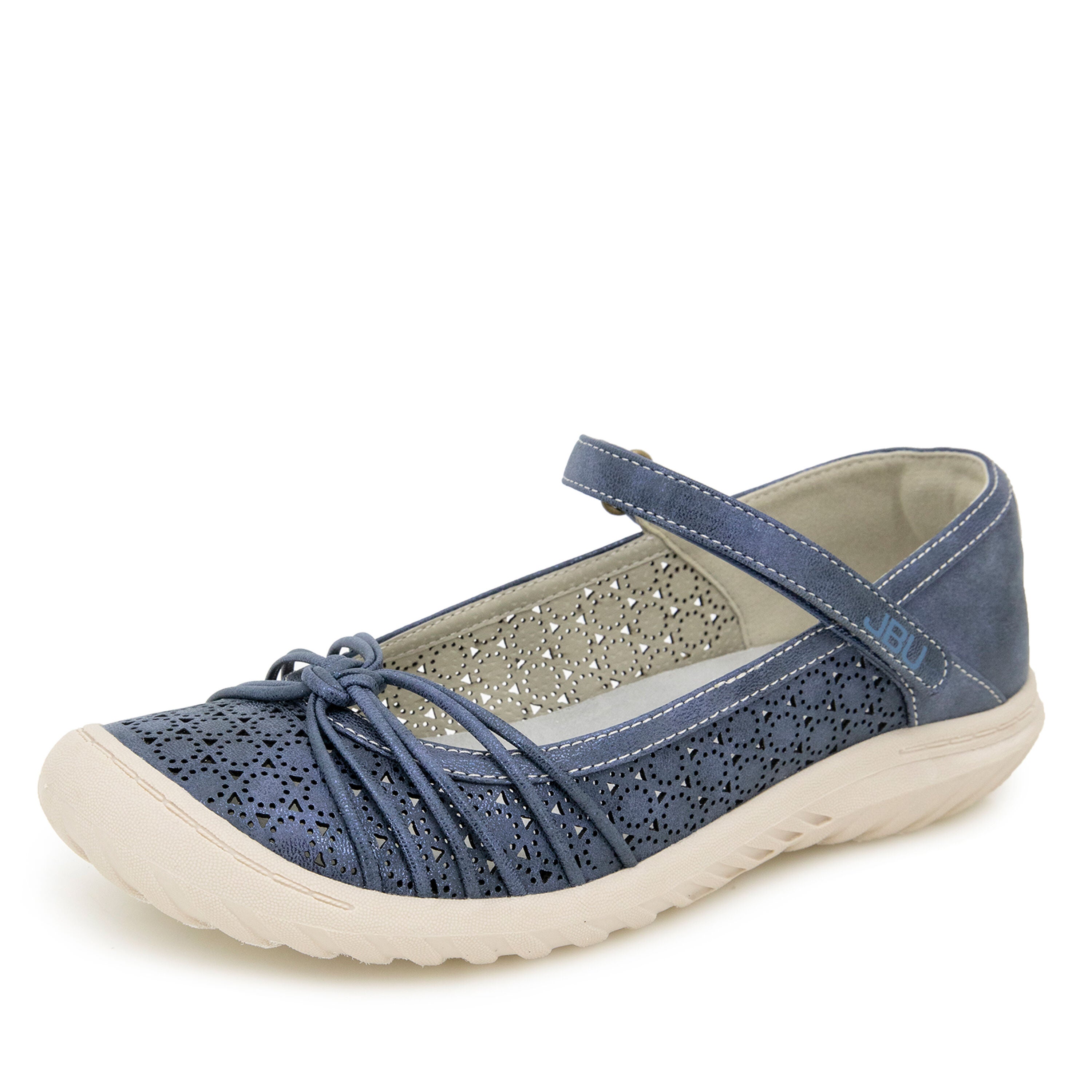 Ramy Flat, NAVY SHIMMER, alternate image number 6