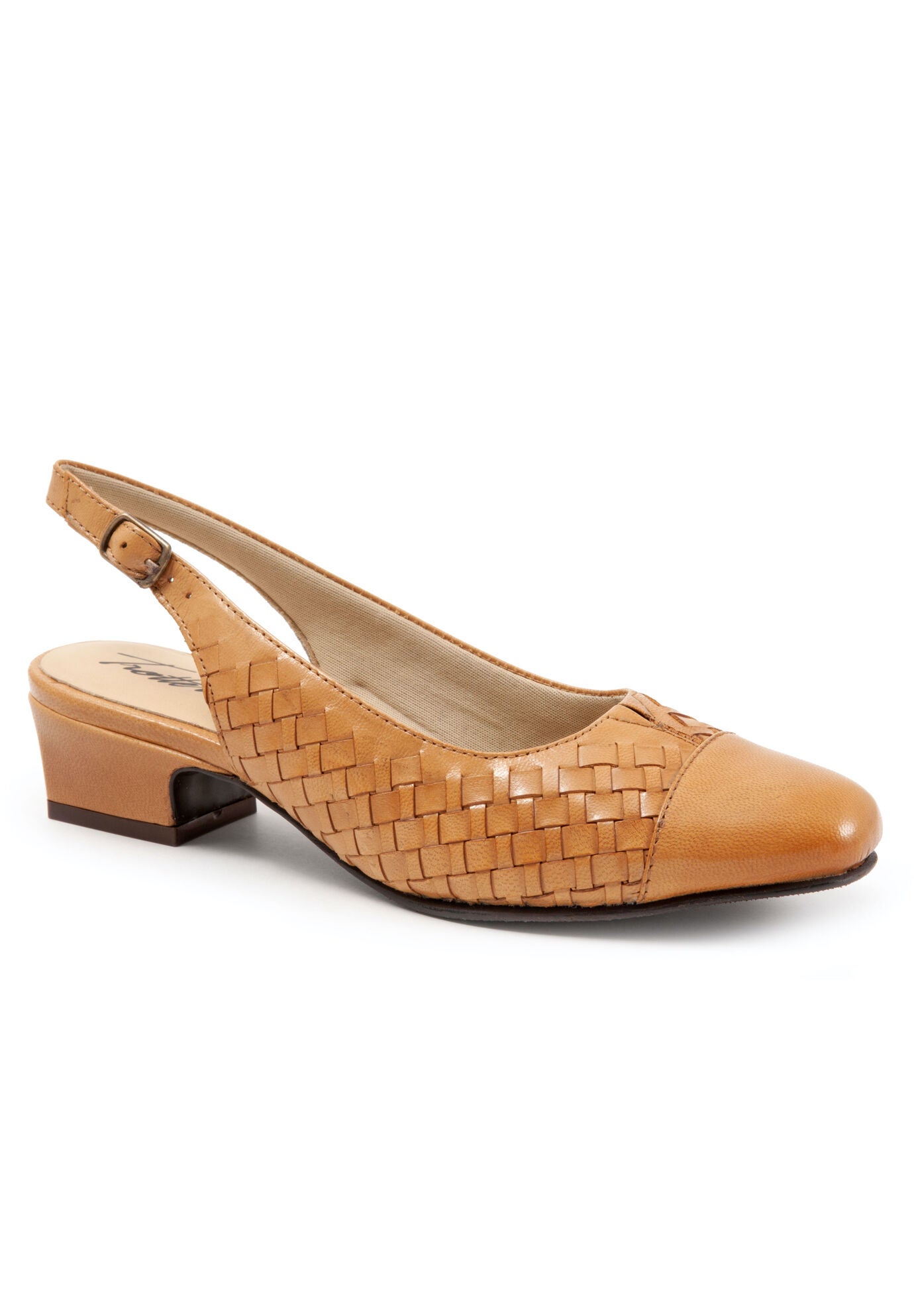 Dea Woven Cap Toe Pump, BONE, hi-res image number 0