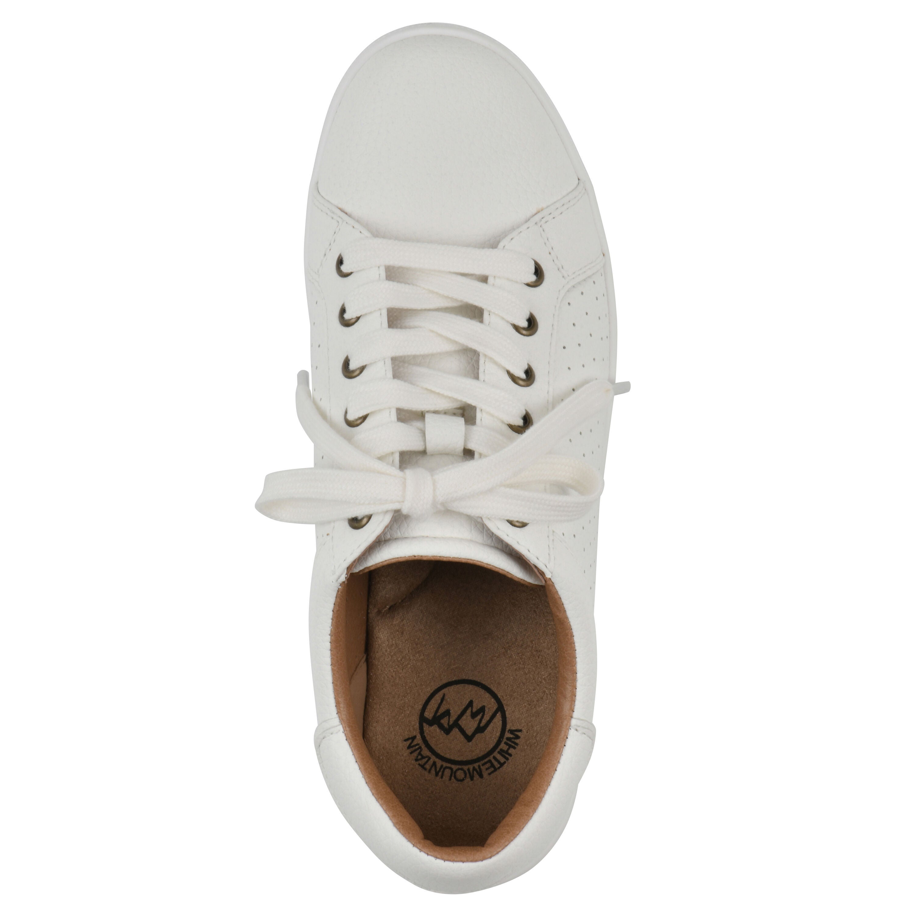 Uniform Lace Up Sneaker, WHITE SMOOTH, alternate image number 4