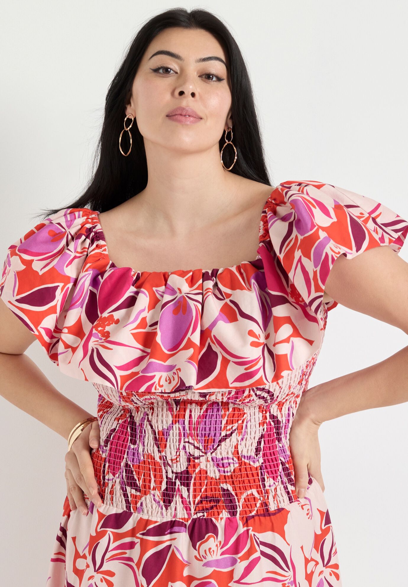 Smocked Bubble Dress, THE BLOOMS, alternate image number 3