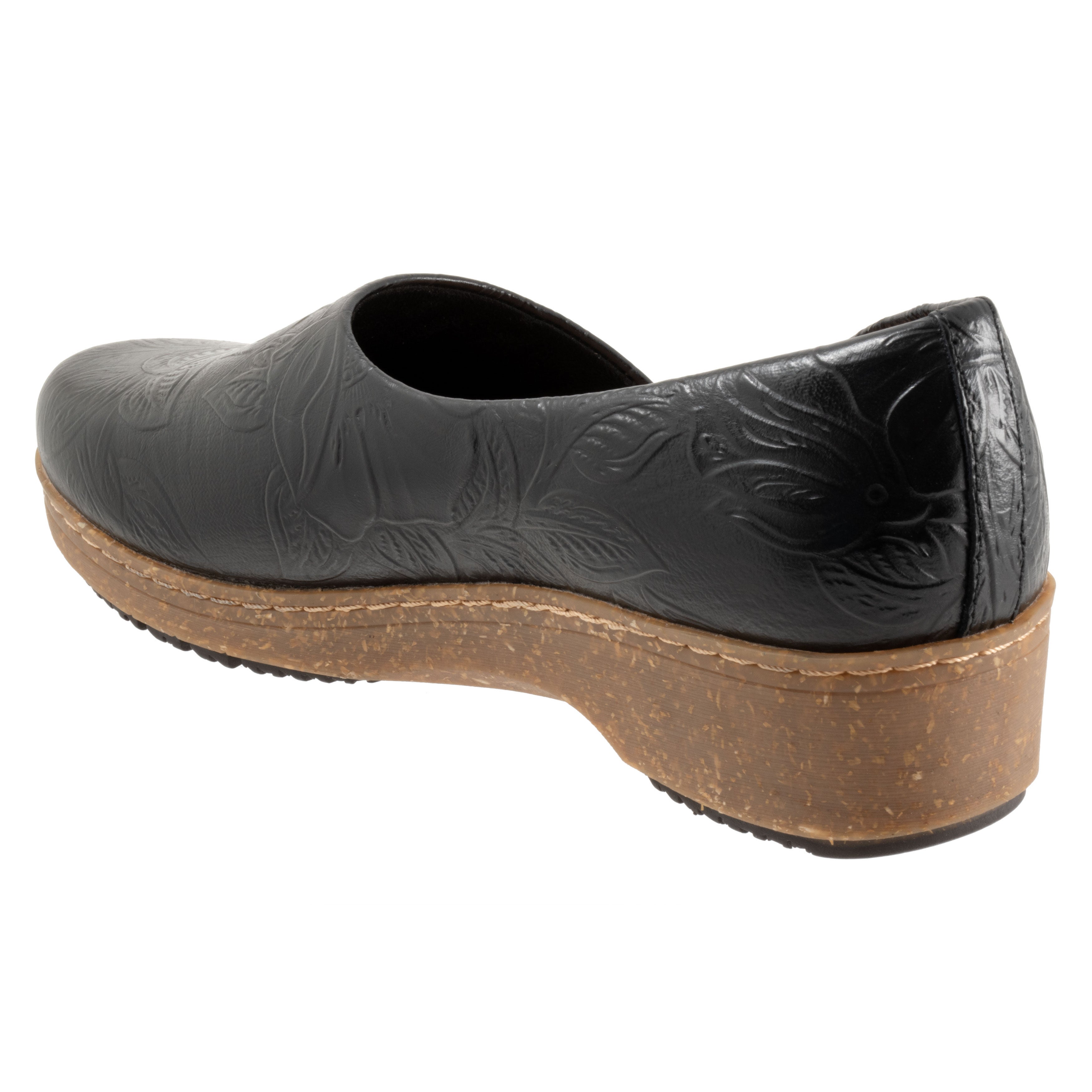 Addie Clog, DARK BLACK FLORAL, on-hover image number 1