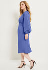 Puff-Sleeve Dress, , alternate image number null