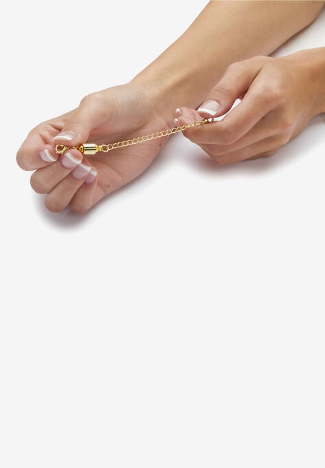 Goldtone Chain Necklace (8mm), 5.5 inches, , alternate image number null