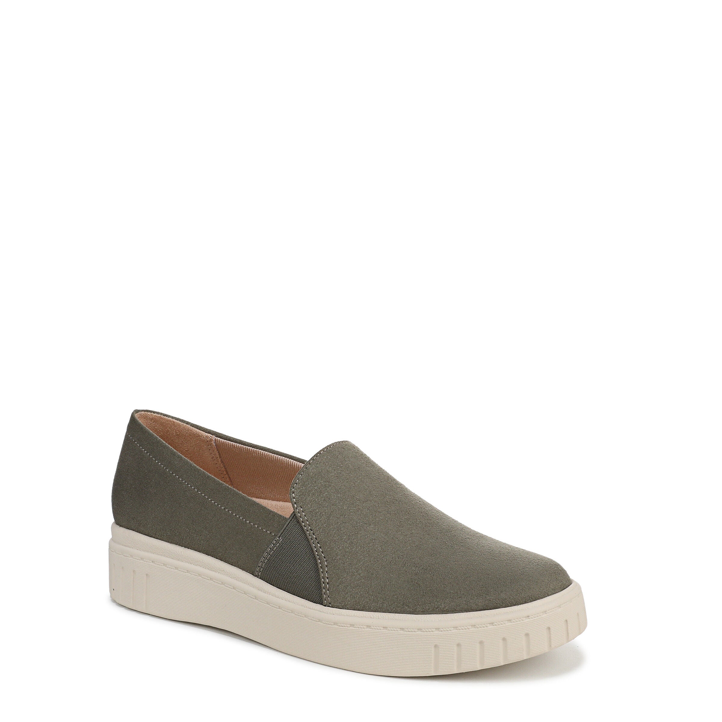 Grandeur Slip-On Flat, SAGE GREEN SUEDE, hi-res image number 0