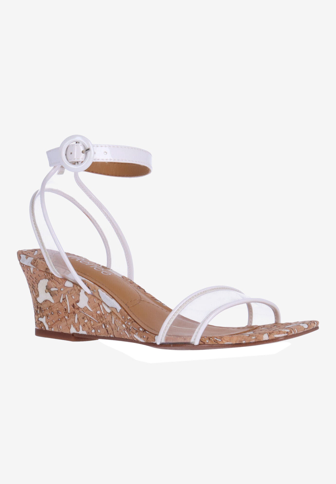 Lavinia Sandals, CLEAR WHITE NATURAL, hi-res image number 0