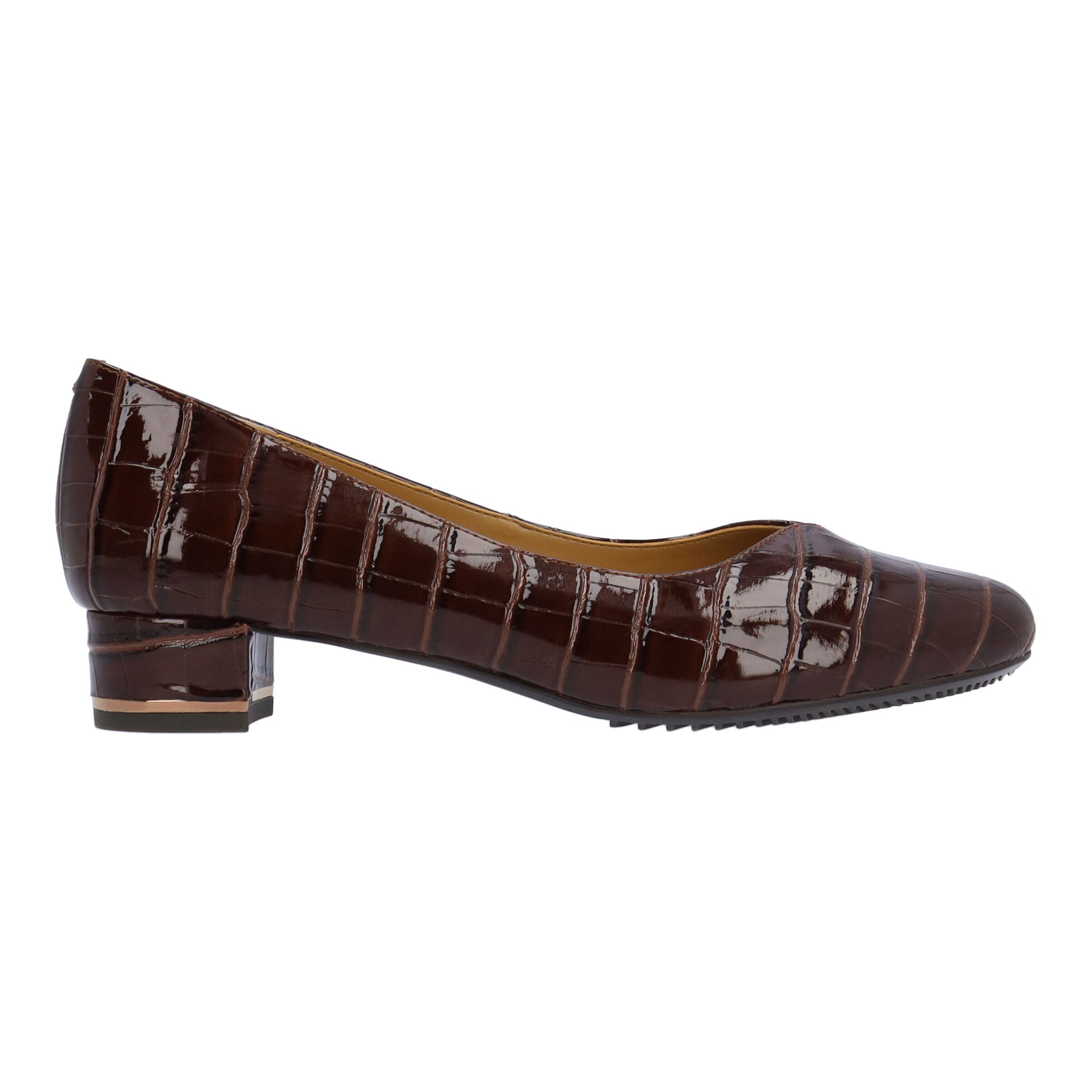 Bambalina Slip-On Pump, BROWN, alternate image number 3