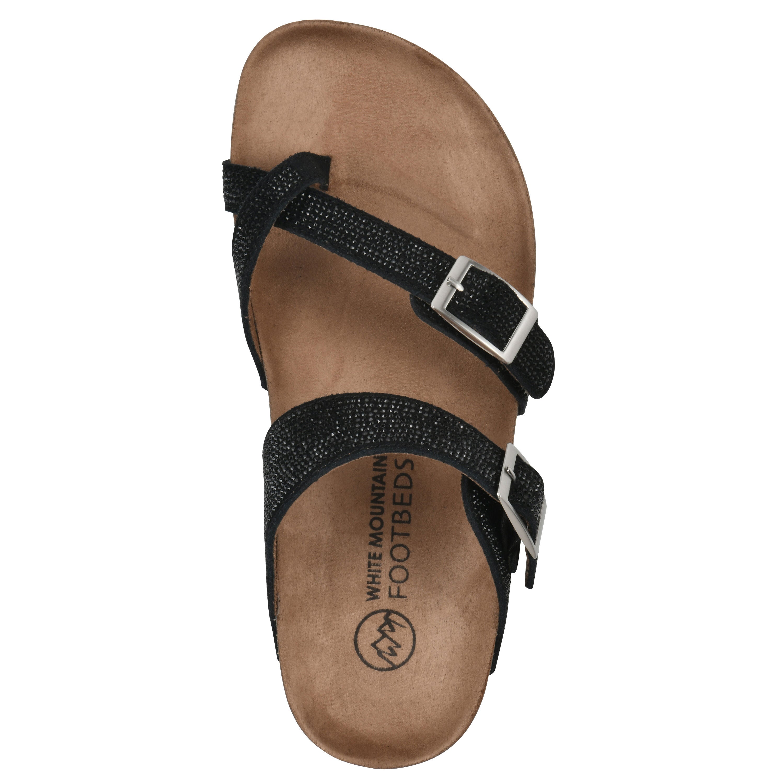 Grays Footbeds Sandal, BLACK SUEDE, alternate image number 4