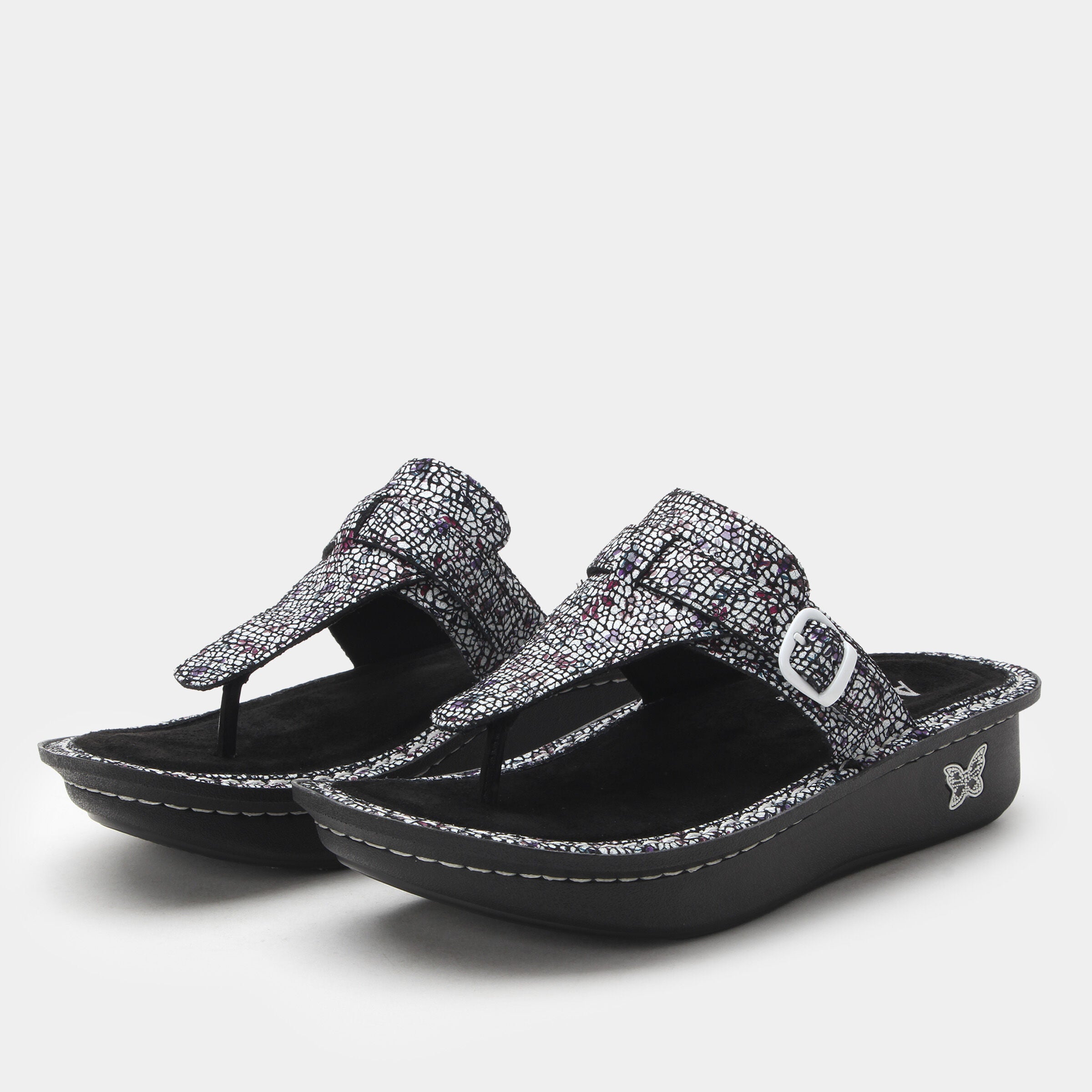 Kennedi Thong Adjustable Slide Sandal, BLACK, hi-res image number 0