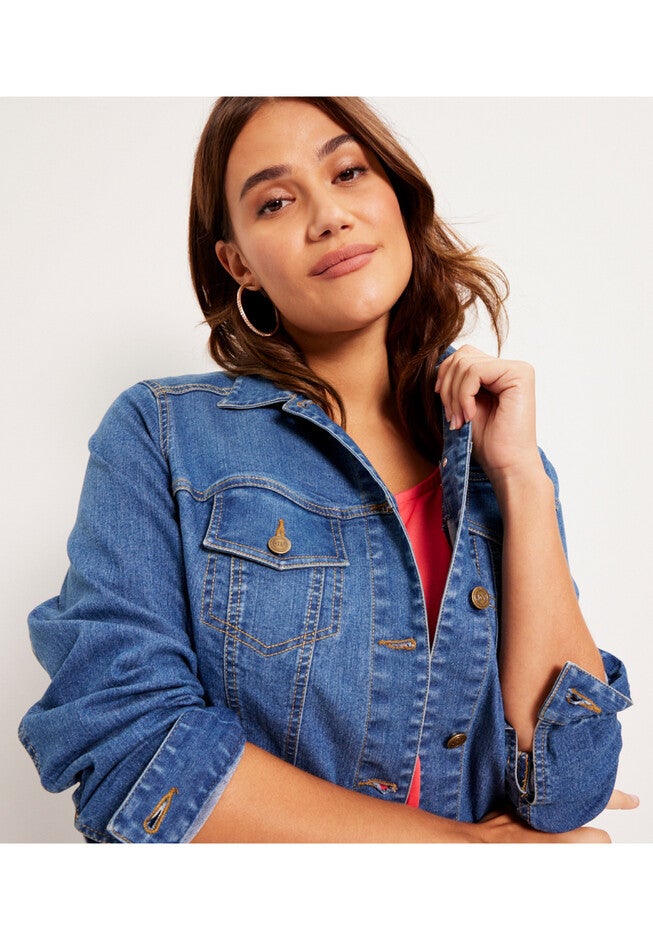 Essential Denim Jacket, , alternate image number null