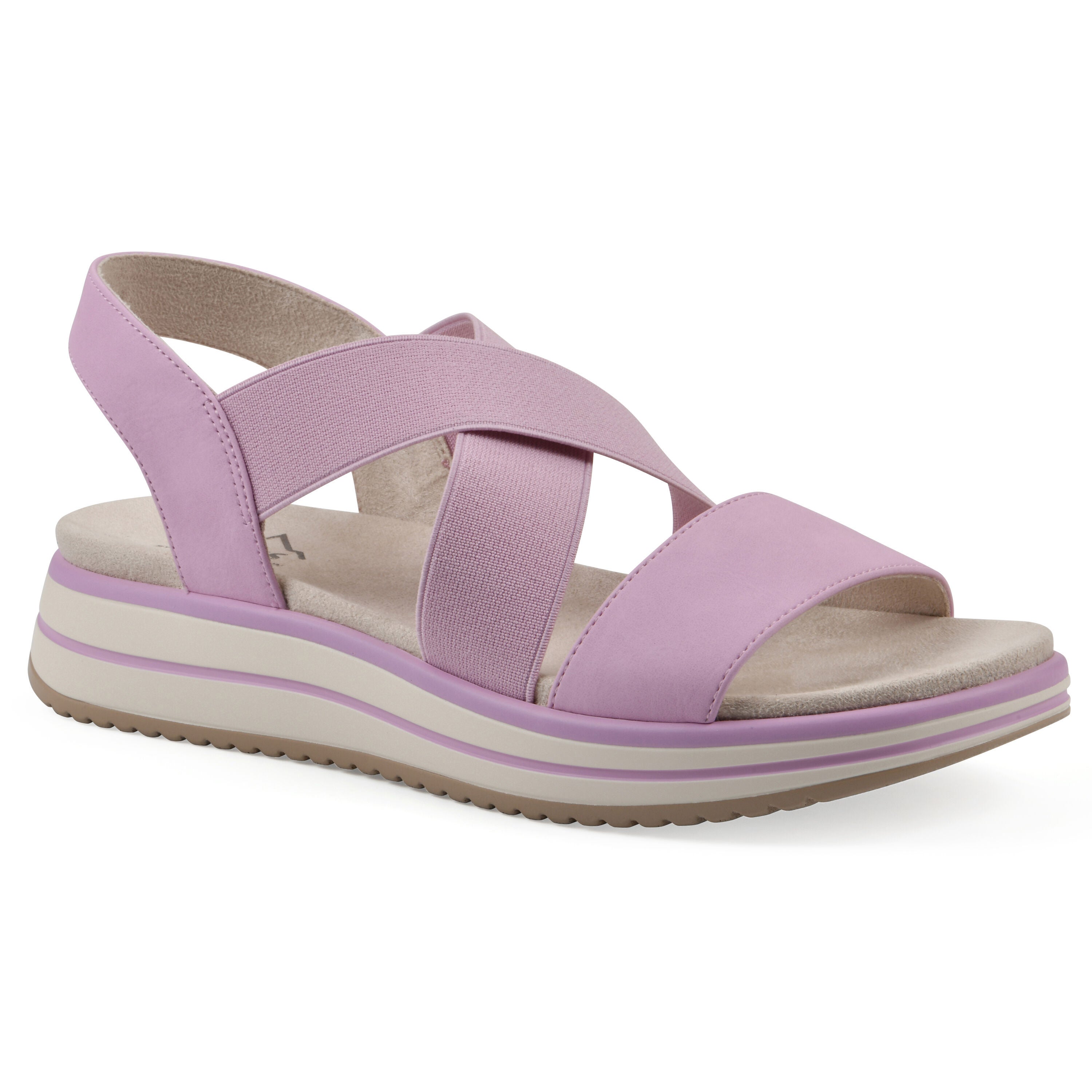 Hapley Athleisure Sandal, LIGHT PINK NUBUCK, hi-res image number 0