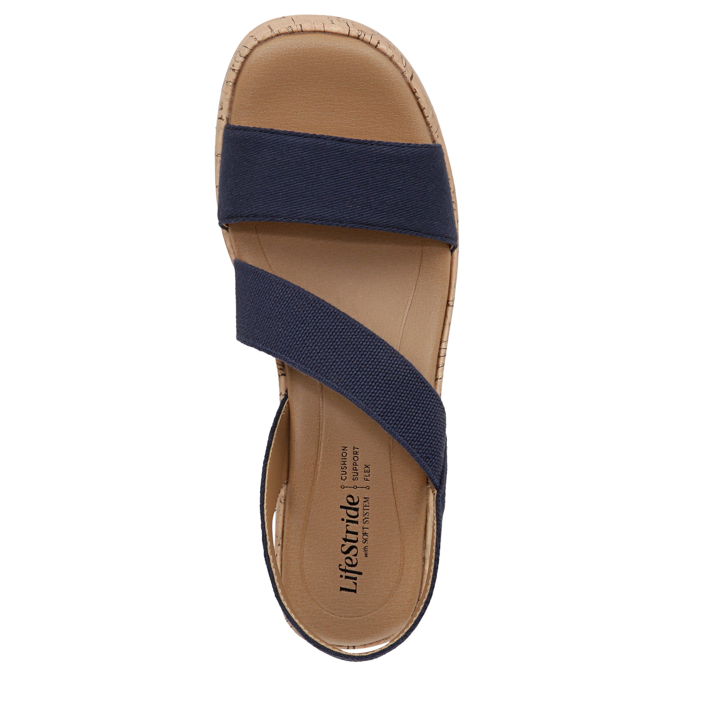 Odette Sandal, LUX NAVY, alternate image number 6