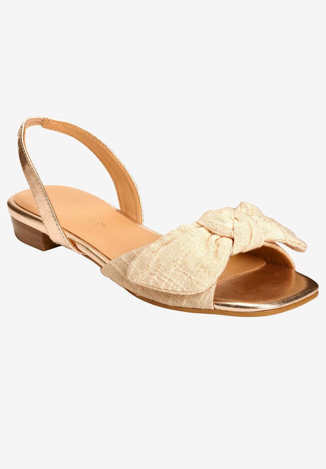 Down Time Sandal by Aerosoles®, GOLD COMBO, hi-res image number null