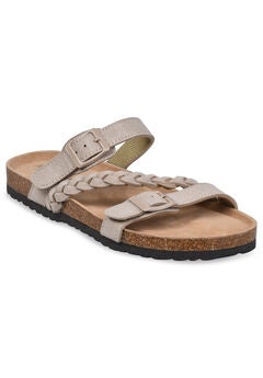 Braided Adjustable 2 Strap Footbed Sandal