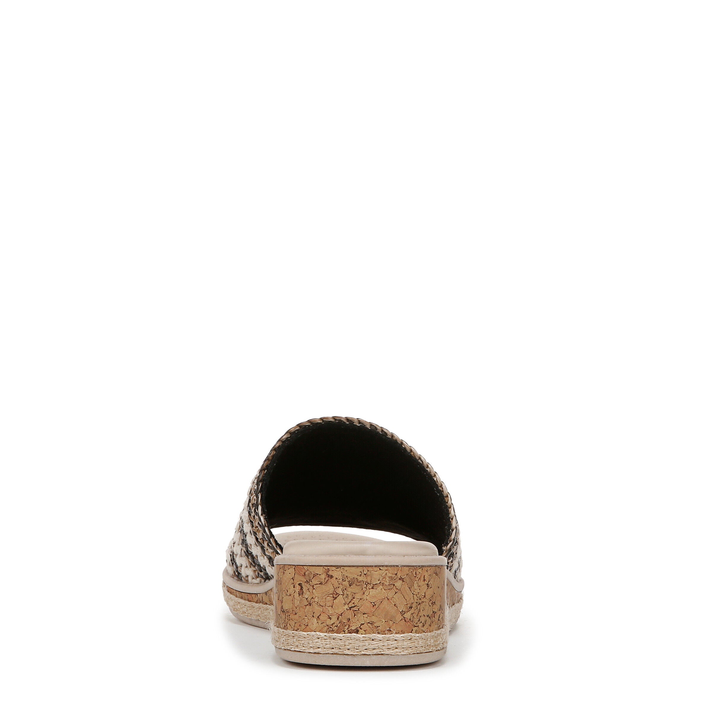 Breezy Sandal, BLACK RAFFIA, on-hover image number 1