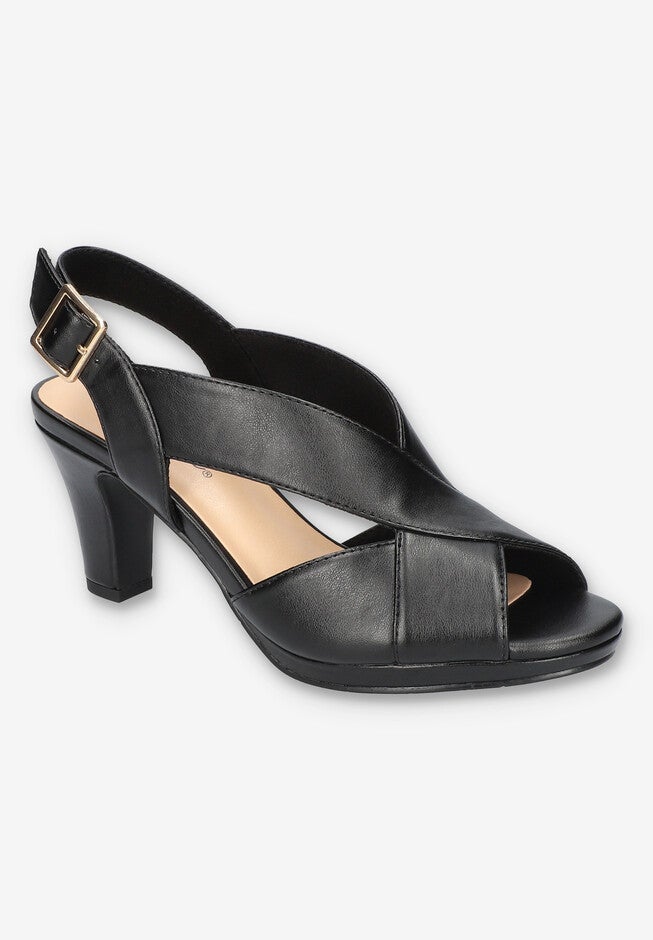 Christy Casual Sandal, BLACK, hi-res image number 0