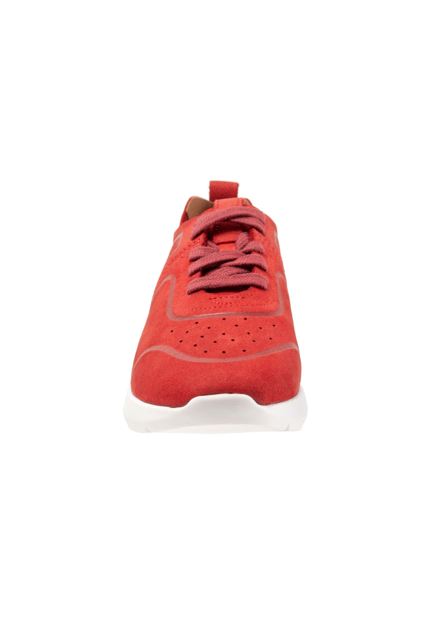 Stella miila☆　0628 Slip-on Stella Leather Sneaker - Wide Widths, Red Nubuck