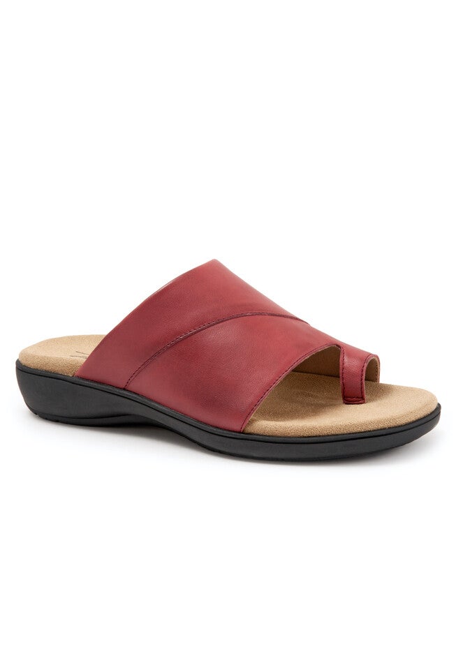 Regina Slip On Sandal, DARK RED, hi-res image number 0