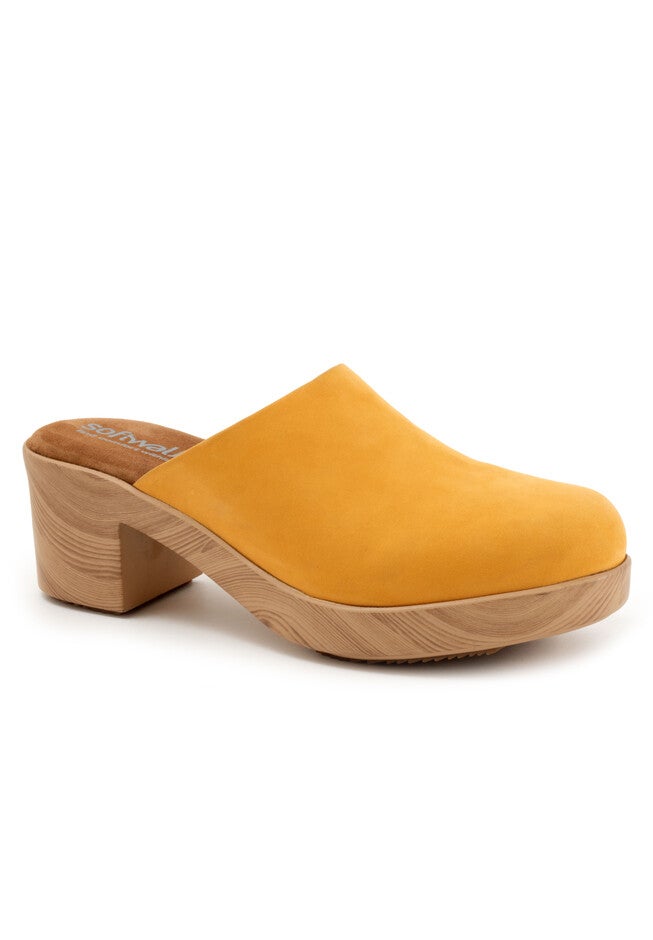 Felida Platform Mule, MUSTARD NUBUCK, hi-res image number 0
