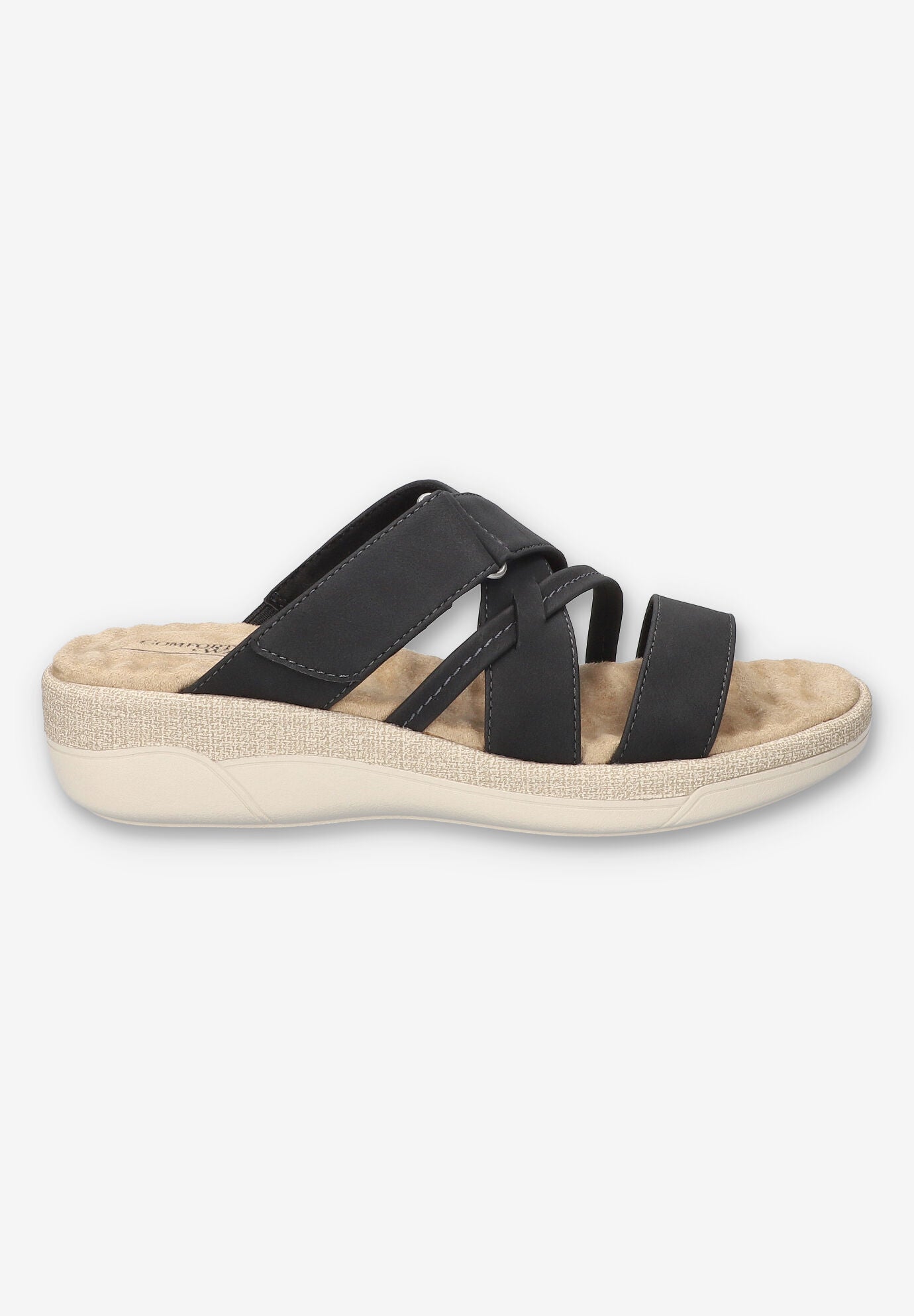 Paola Comfort Platform Sandal, BLACK, alternate image number 2