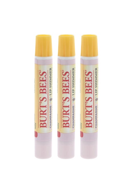 Burts Bees Lip Shimmer 3Pk, CHAMPAGNE, hi-res image number null
