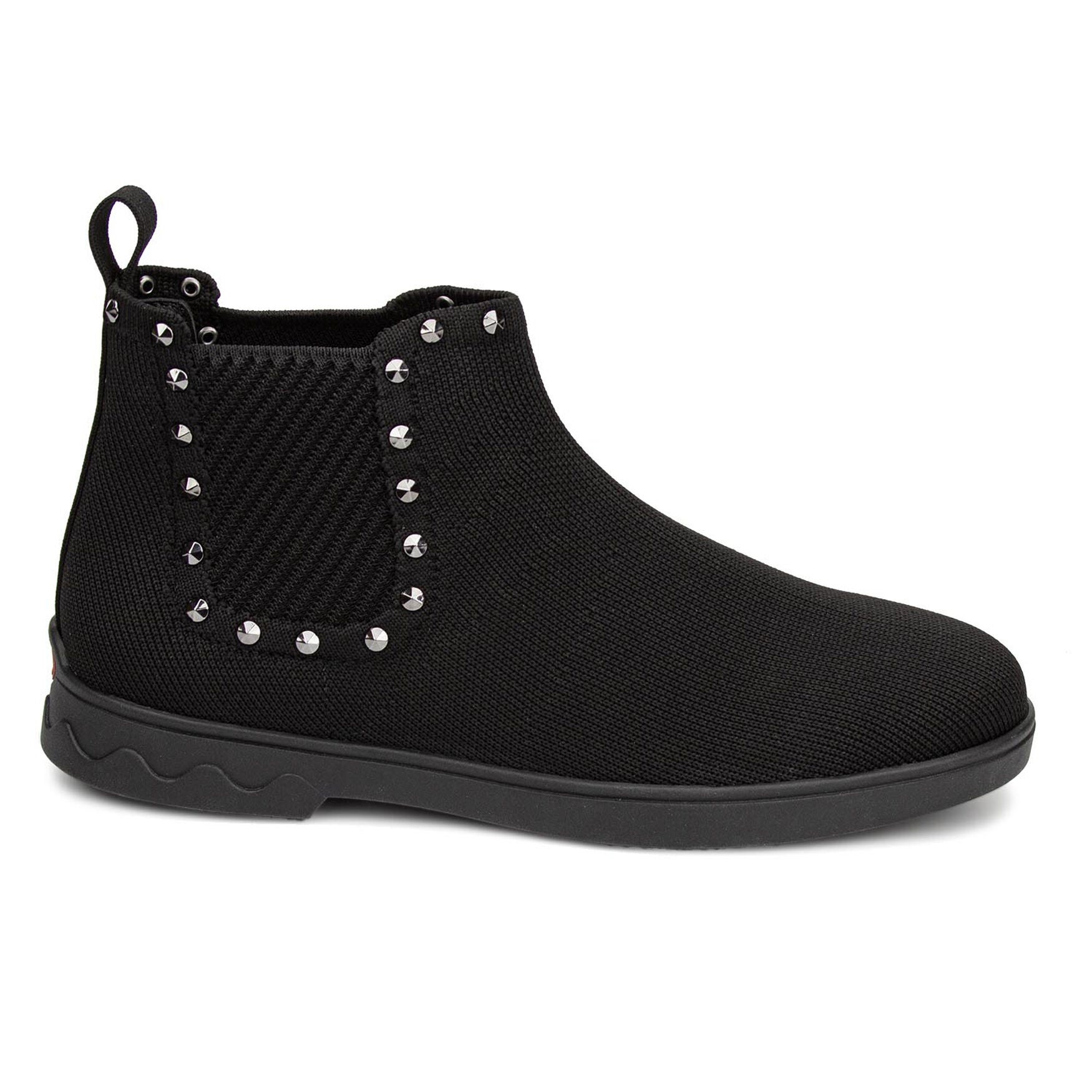 Grady Stretch Knit Bootie, BLACK KNIT STUDS, alternate image number 2