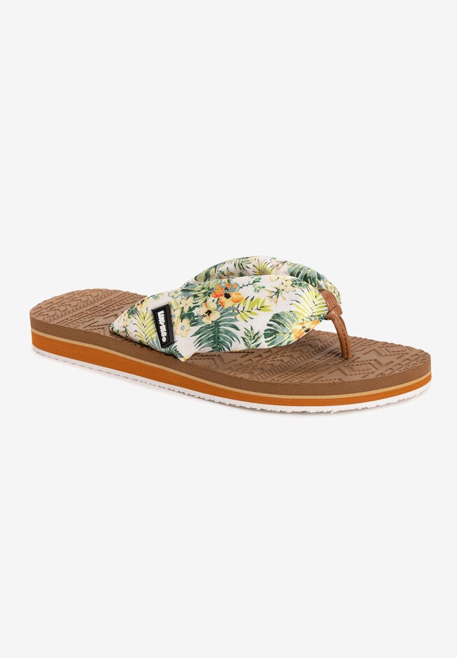 Sand Box Sandal, WHITE FLORAL, hi-res image number 0