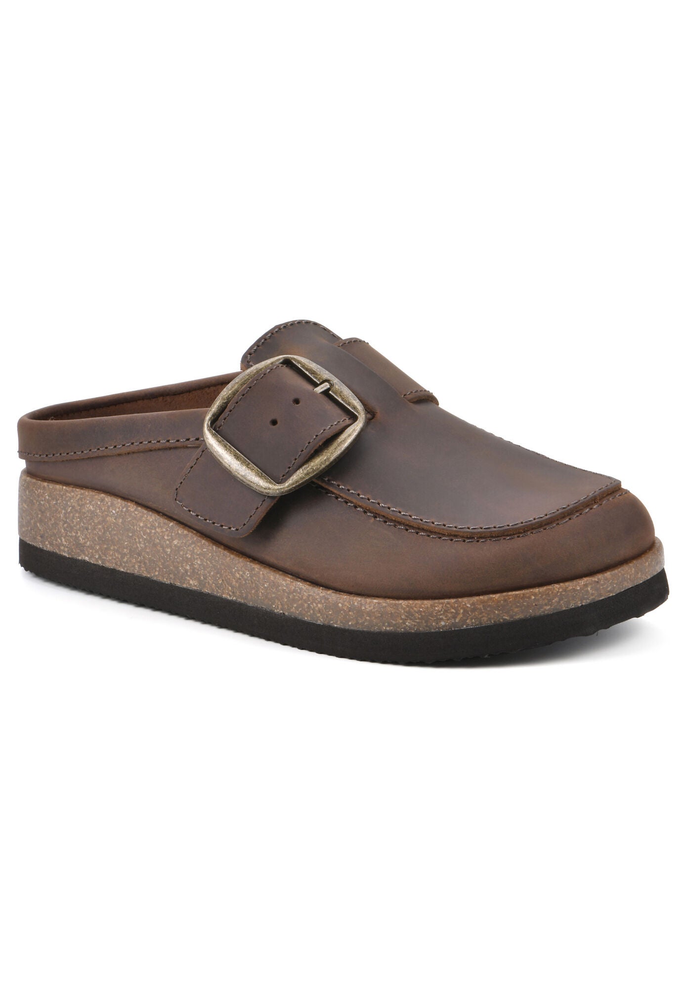 Bueno Casual Flat, BROWN LEATHER, hi-res image number 0
