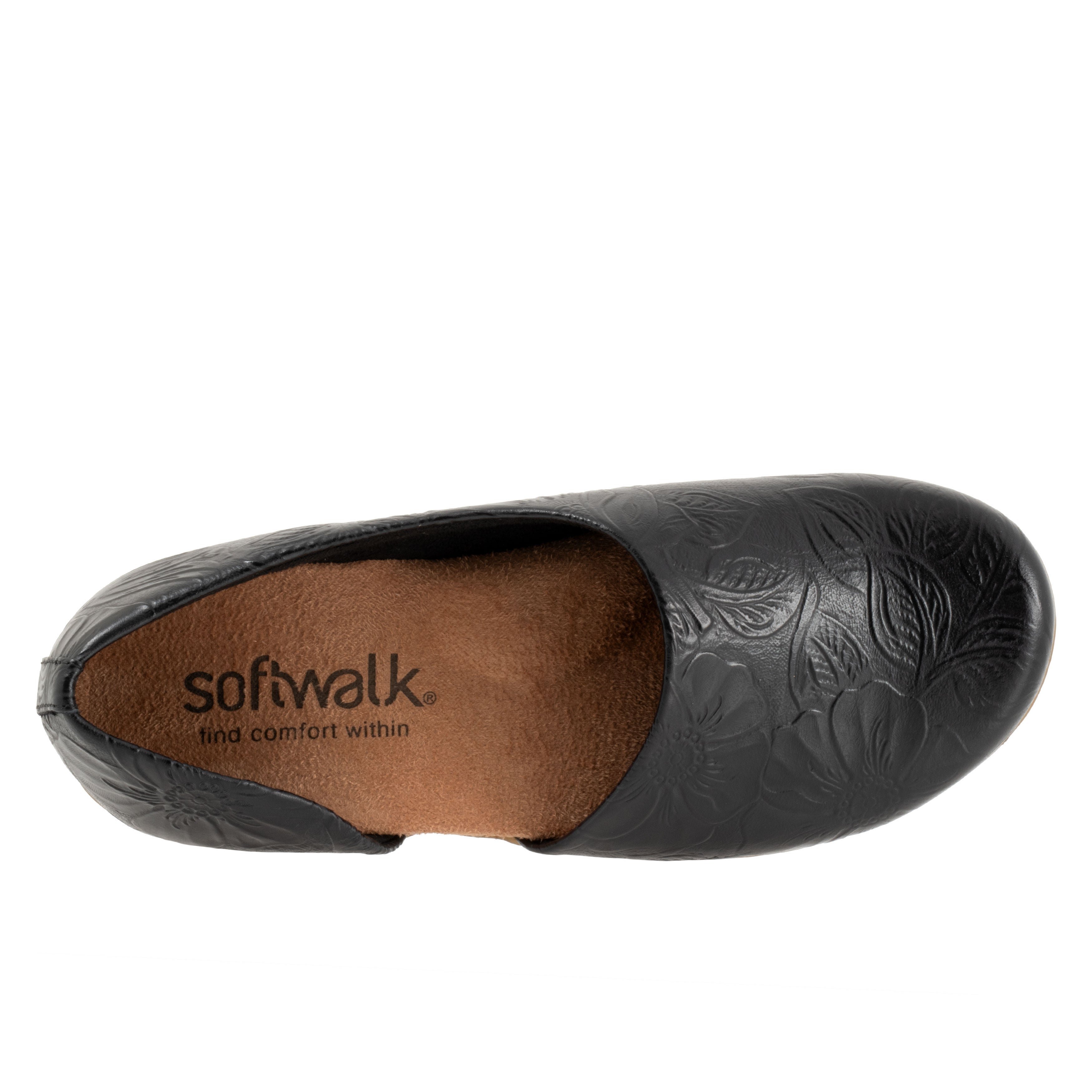 Addie Clog, BLACK FLORAL, alternate image number 3